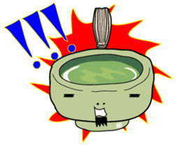 Green tea SAMURAI "GUTTY" sticker #1576460