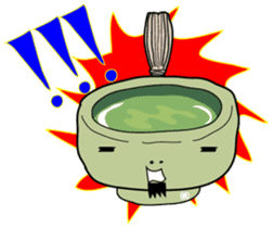 Green tea SAMURAI "GUTTY" sticker #1576460