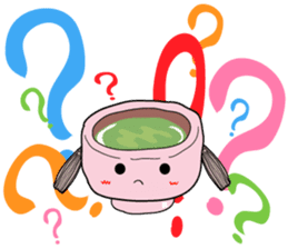 Green tea SAMURAI "GUTTY" sticker #1576461