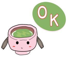 Green tea SAMURAI "GUTTY" sticker #1576462