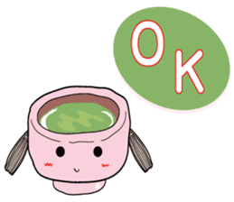 Green tea SAMURAI "GUTTY" sticker #1576462