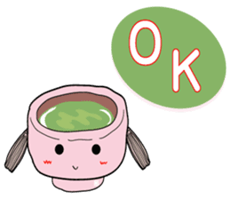 Green tea SAMURAI "GUTTY" sticker #1576462