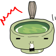 Green tea SAMURAI "GUTTY" sticker #1576464