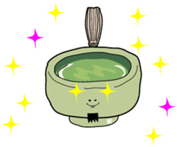 Green tea SAMURAI "GUTTY" sticker #1576466