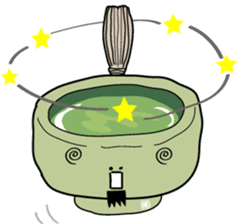 Green tea SAMURAI "GUTTY" sticker #1576468