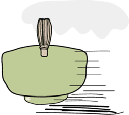 Green tea SAMURAI "GUTTY" sticker #1576470