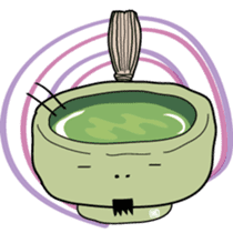 Green tea SAMURAI "GUTTY" sticker #1576473