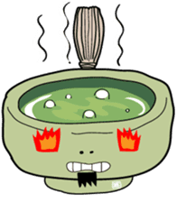 Green tea SAMURAI "GUTTY" sticker #1576474