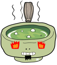 Green tea SAMURAI "GUTTY" sticker #1576474