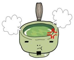 Green tea SAMURAI "GUTTY" sticker #1576475