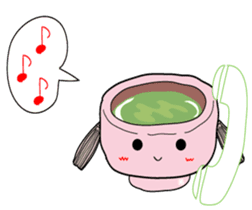 Green tea SAMURAI "GUTTY" sticker #1576476