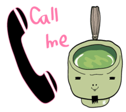 Green tea SAMURAI "GUTTY" sticker #1576477