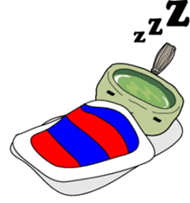 Green tea SAMURAI "GUTTY" sticker #1576480