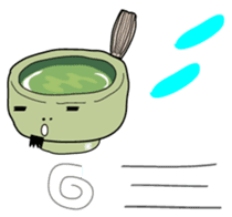Green tea SAMURAI "GUTTY" sticker #1576481
