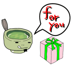 Green tea SAMURAI "GUTTY" sticker #1576483