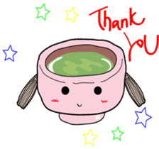 Green tea SAMURAI "GUTTY" sticker #1576484