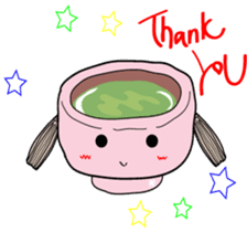 Green tea SAMURAI "GUTTY" sticker #1576484