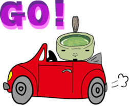 Green tea SAMURAI "GUTTY" sticker #1576486