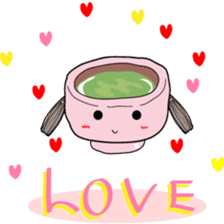 Green tea SAMURAI "GUTTY" sticker #1576489