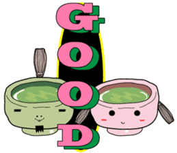 Green tea SAMURAI "GUTTY" sticker #1576491