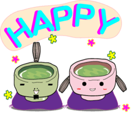 Green tea SAMURAI "GUTTY" sticker #1576492
