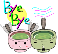 Green tea SAMURAI "GUTTY" sticker #1576493