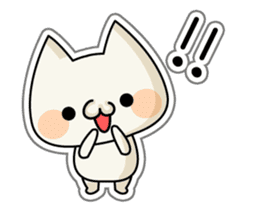 The collection of reaction of a cat sticker #1576697