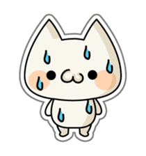 The collection of reaction of a cat sticker #1576713