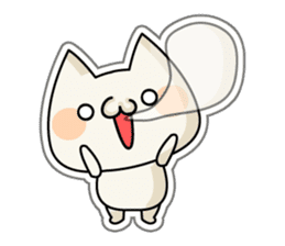 The collection of reaction of a cat sticker #1576716