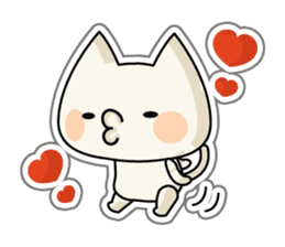 The collection of reaction of a cat sticker #1576728