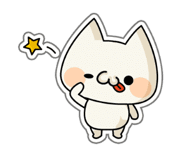 The collection of reaction of a cat sticker #1576729