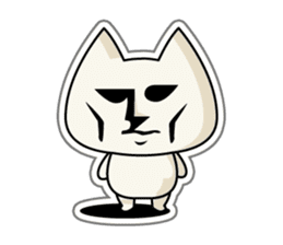 The collection of reaction of a cat sticker #1576732