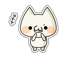 The collection of reaction of a cat sticker #1576734