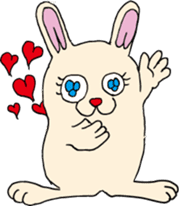 rabbite Sticker sticker #1577632
