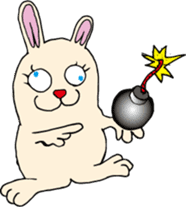 rabbite Sticker sticker #1577633