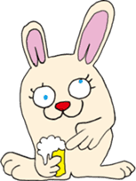 rabbite Sticker sticker #1577634