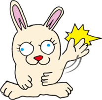 rabbite Sticker sticker #1577645