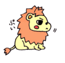 mini lion and a breeding member sticker #1577787
