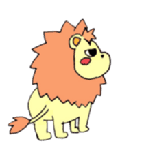 mini lion and a breeding member sticker #1577815
