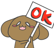 Carefree Pup Cookie sticker #1578297