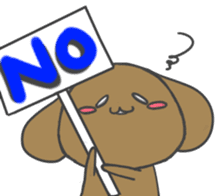 Carefree Pup Cookie sticker #1578298