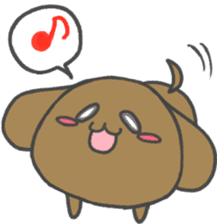 Carefree Pup Cookie sticker #1578305