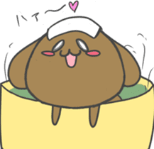 Carefree Pup Cookie sticker #1578329