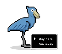 The suspicious bird:Mr.Shoebill(Eng ver) sticker #1578819