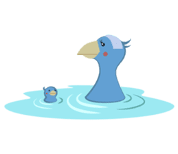 The suspicious bird:Mr.Shoebill(Eng ver) sticker #1578823