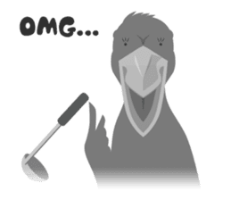 The suspicious bird:Mr.Shoebill(Eng ver) sticker #1578825