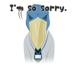 The suspicious bird:Mr.Shoebill(Eng ver) sticker #1578827
