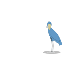 The suspicious bird:Mr.Shoebill(Eng ver) sticker #1578831
