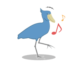 The suspicious bird:Mr.Shoebill(Eng ver) sticker #1578833