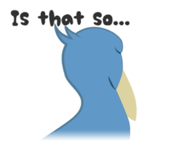 The suspicious bird:Mr.Shoebill(Eng ver) sticker #1578834